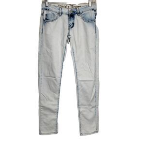 Puzzle Jeans Womens Size 0 Light Wash Stretch Skinny